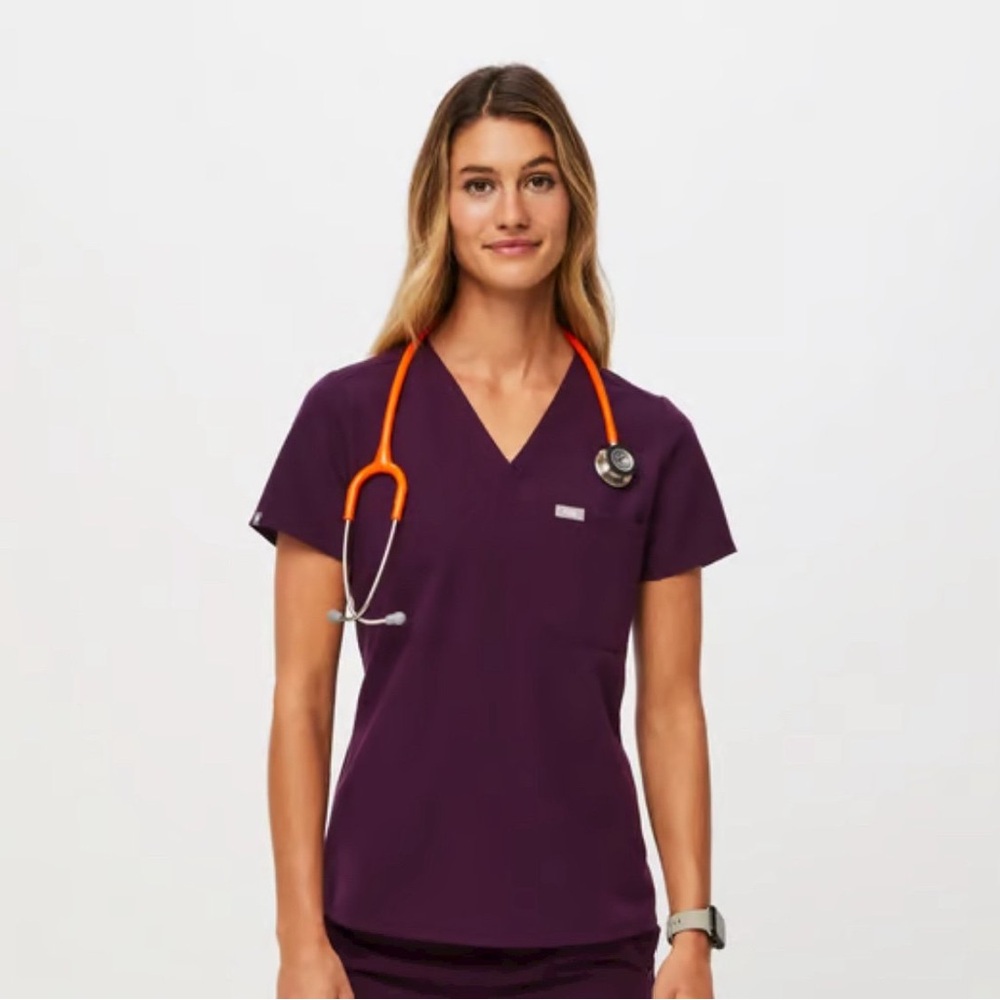 Figs petite scrubs set limited edition color deep purple